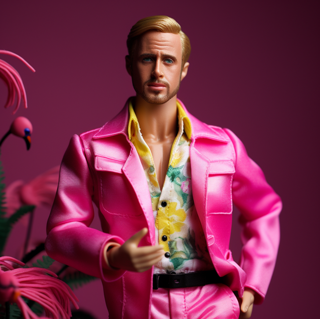 Ryan Gosling as Ken Doll in Barbie Movie