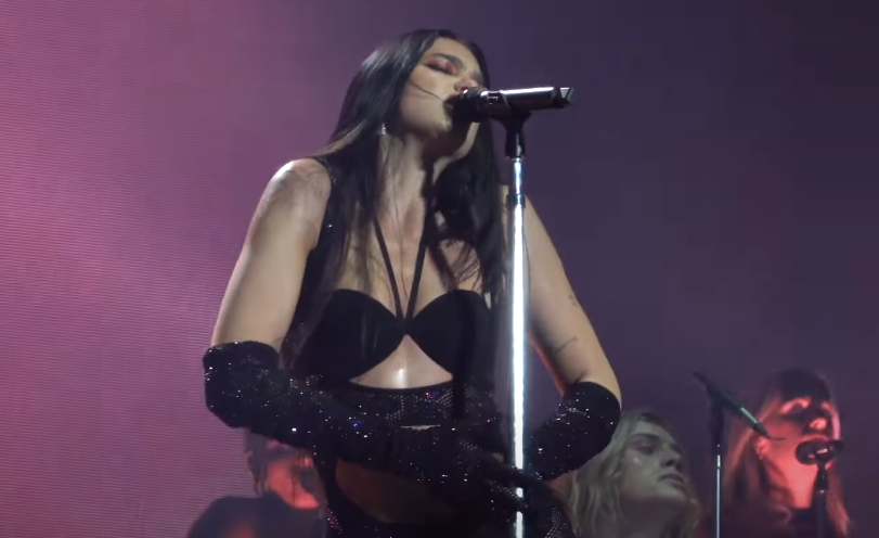 dua lipa singing