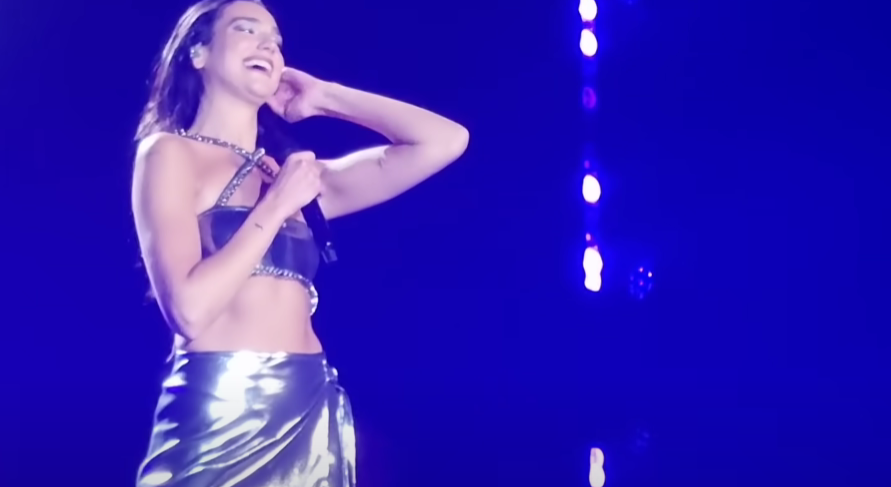 dua lipa at lovestream festival