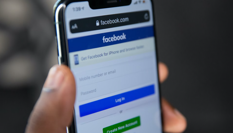 facebook login on phone