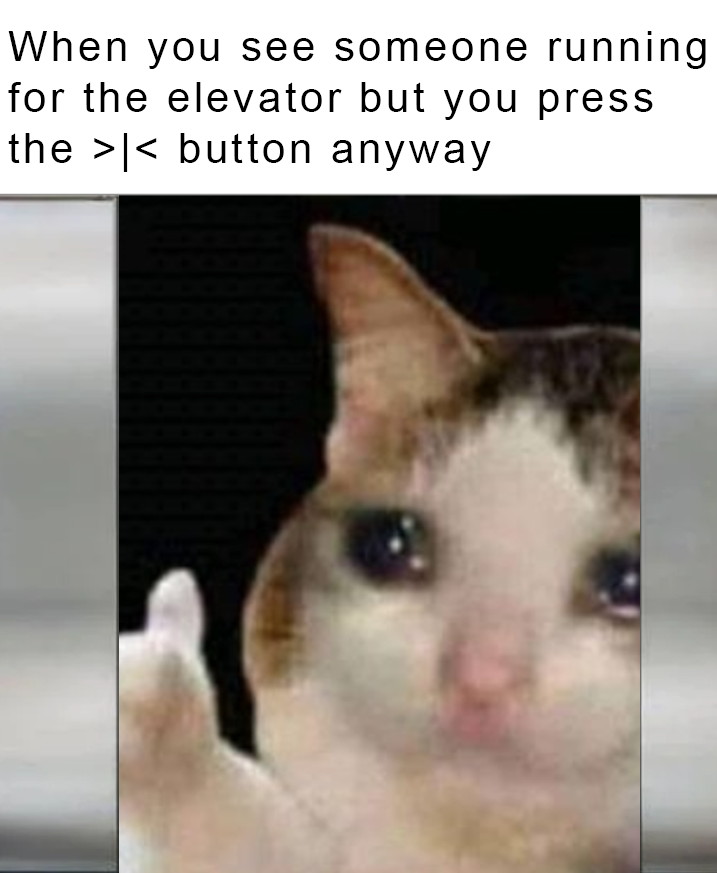 elevator meme