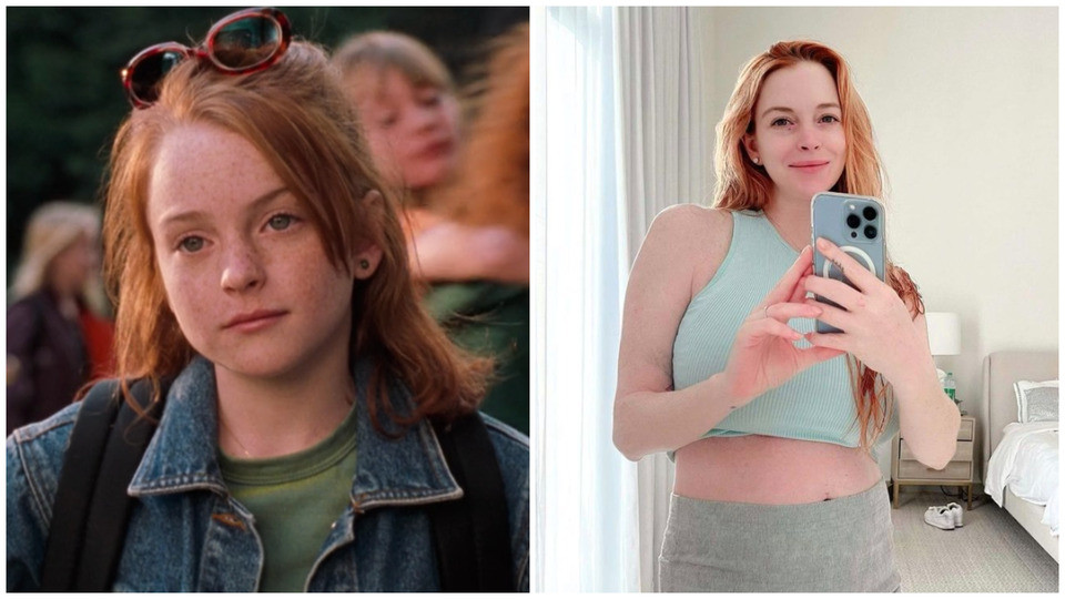 lindsay lohan then and now