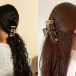 Claw clip hairstyles
