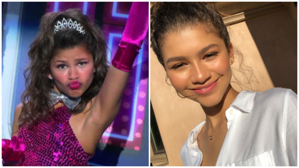 zendaya then and now