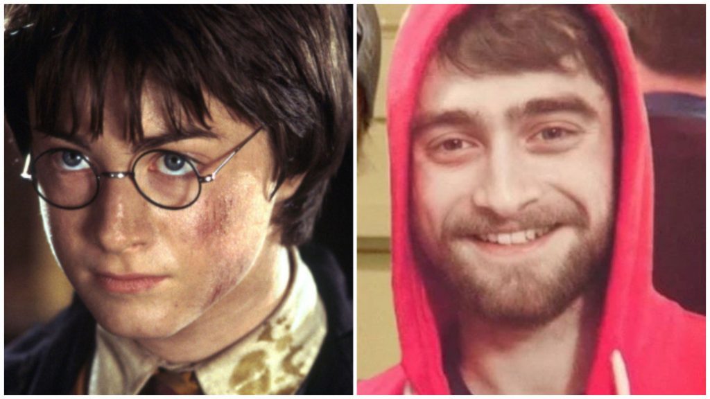 harry potter then and now