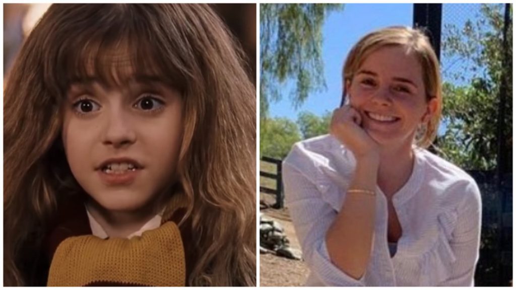 emma watson harry potter then and now