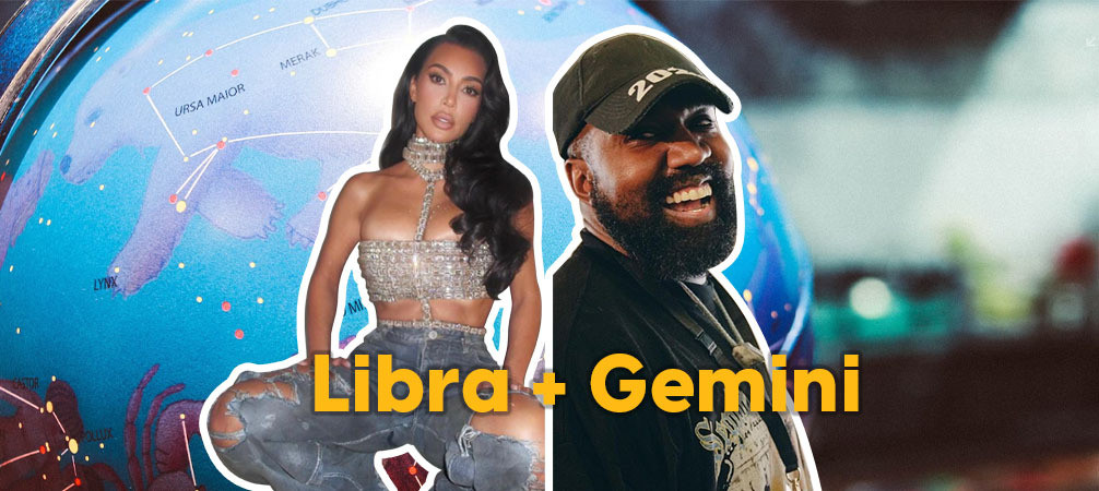 Celebrity Couples based on Astrology Compatibility Kim Kardashian and Kanye West