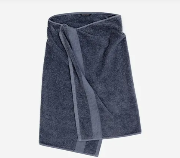 balenciaga towel skirt