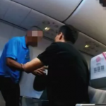 Passenger Tried To Open Door