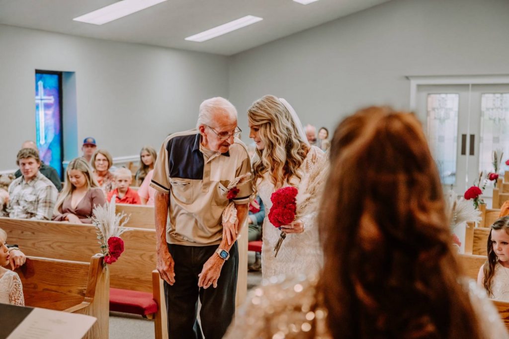 Flowers for Granddaughter's Wedding