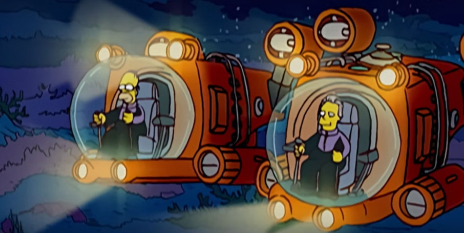 "the simpsons" future teller