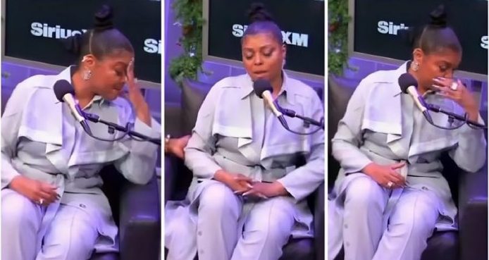 Taraji P. Henson in tears