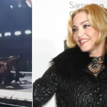 Madonna stage fall
