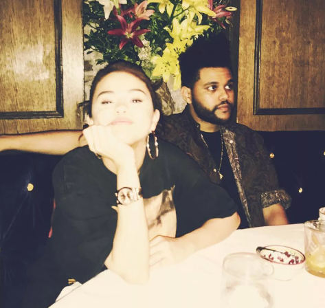 selena and the weeknd instagram