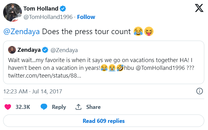 Zendaya and Tom Holland's Relationship Timeline