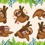 Sloths move slowly