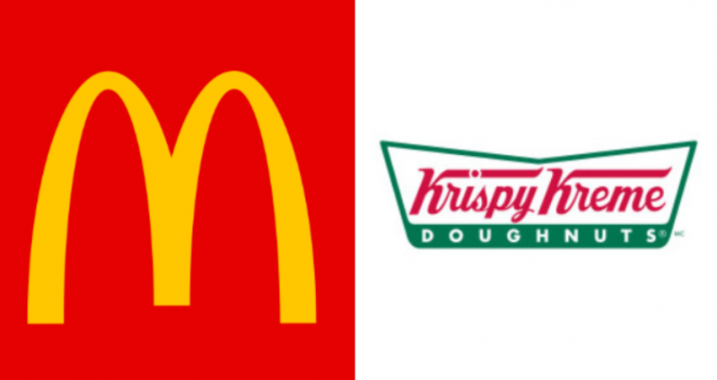 McDonald's Krispy Kreme doughnuts