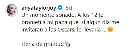 Anya Taylor-Joy Oscars