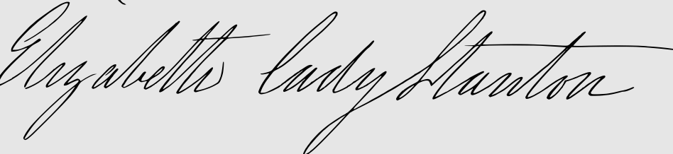 Elizabeth Cady Stanton sginature
