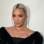 kim kardashian blonde hair