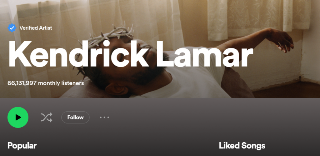 Kendrick Lamar streaming boost