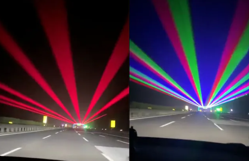 laser lights drowsy driving