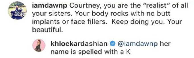 Kardashian clapbacks
