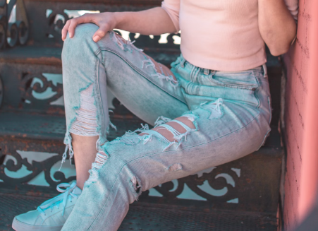 ripped jeans