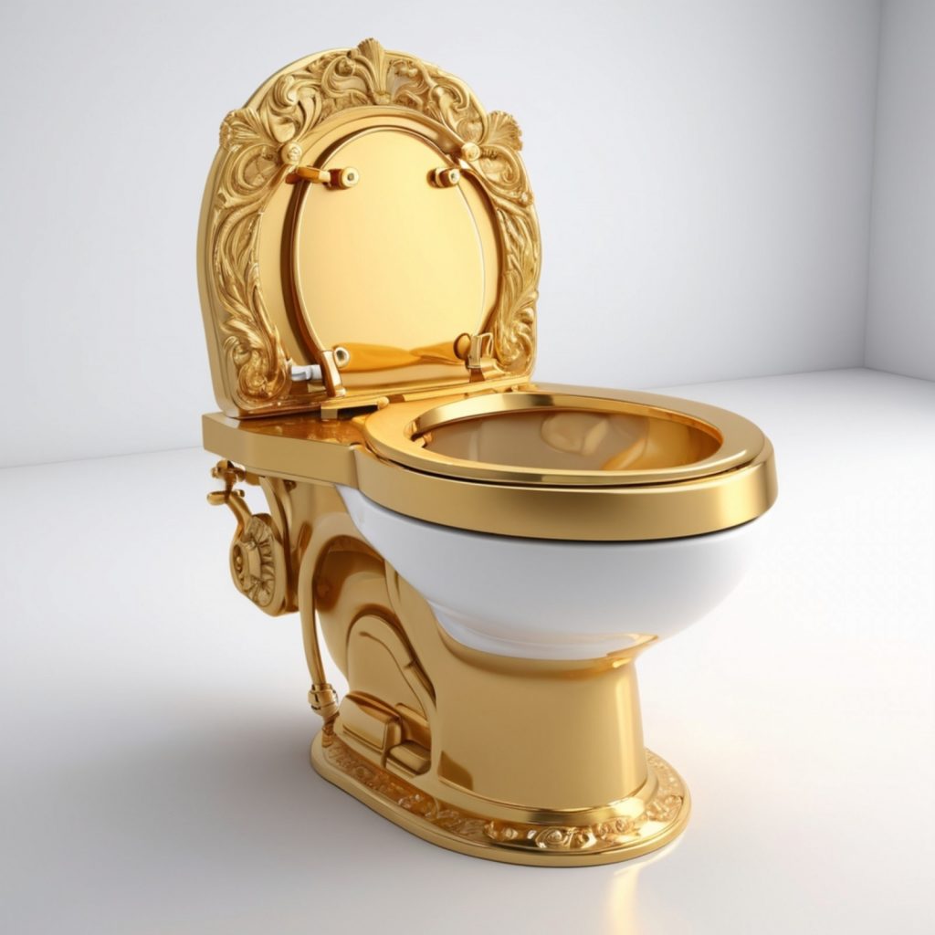 Golden toilet theft