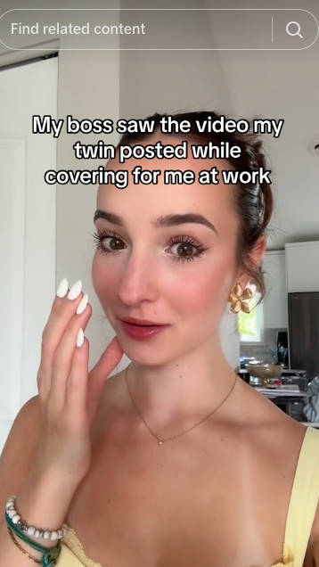 twin takes place at work