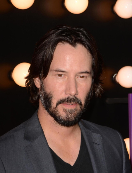 Keanu Reeves short hair