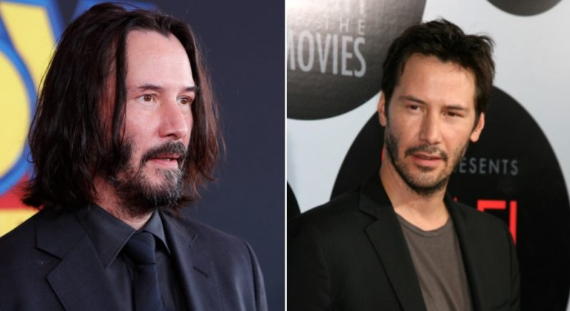 keanu reeves short hair