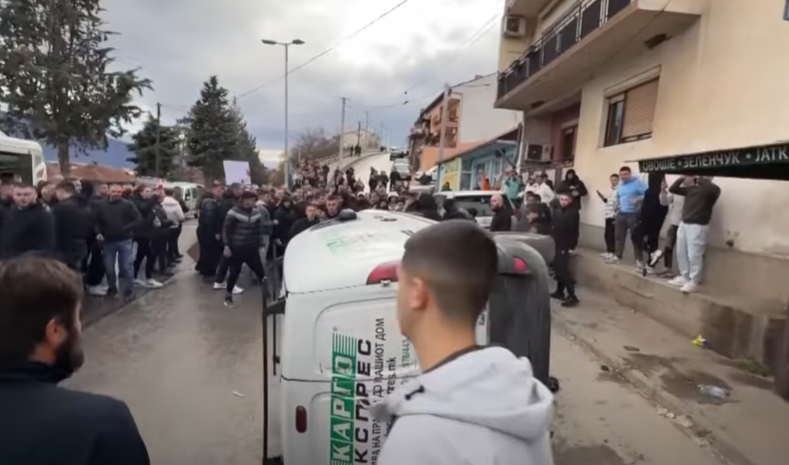 North Macedonia Protest