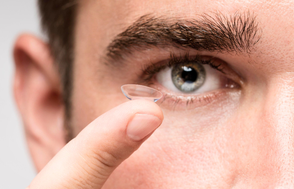 Infrared Contact Lenses