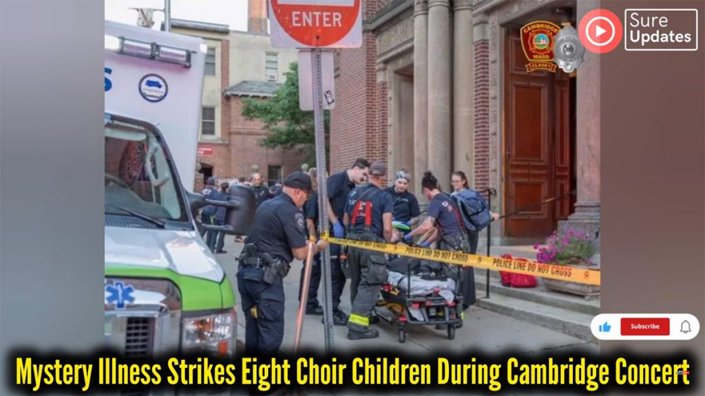 Medical crews treat youth choir members as eight children suffer seizures in Massachusetts church.

