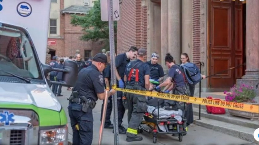 Eight children suffer seizures while performing with a French choir at St. Paul Parish in Cambridge.