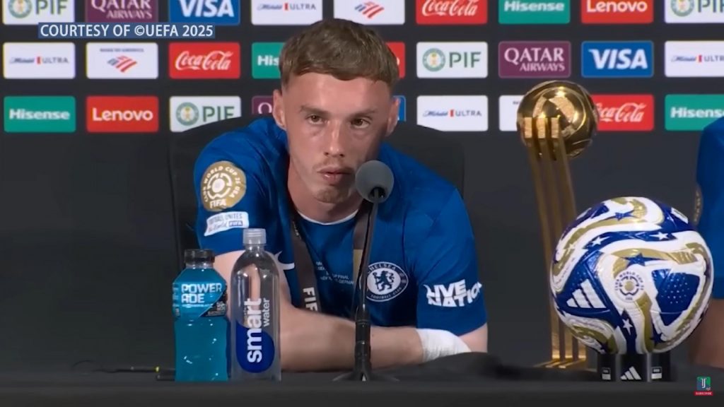 Cole Palmer REVEALS he was confused over Donald Trump's PRESENCE at Chelsea CELEBRATIONS