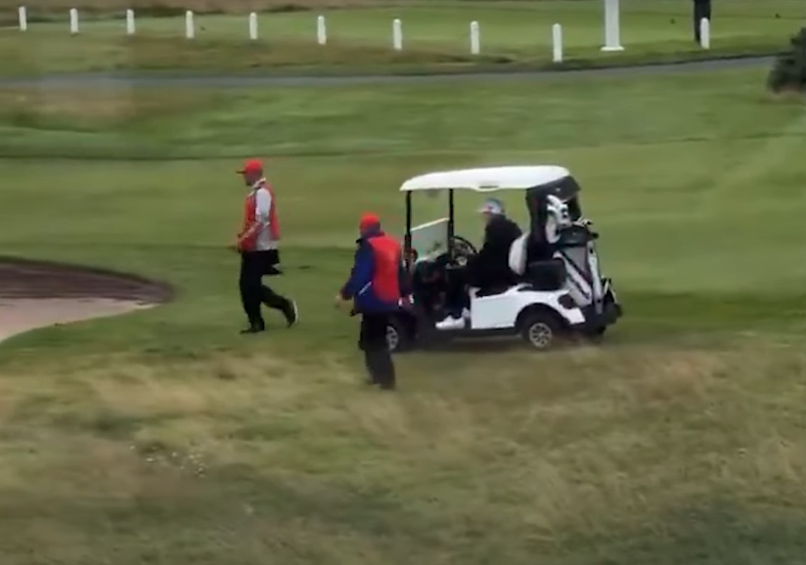 Trump Roasted after Video Allegedly Shows Him ‘Cheating’ on Golf Course