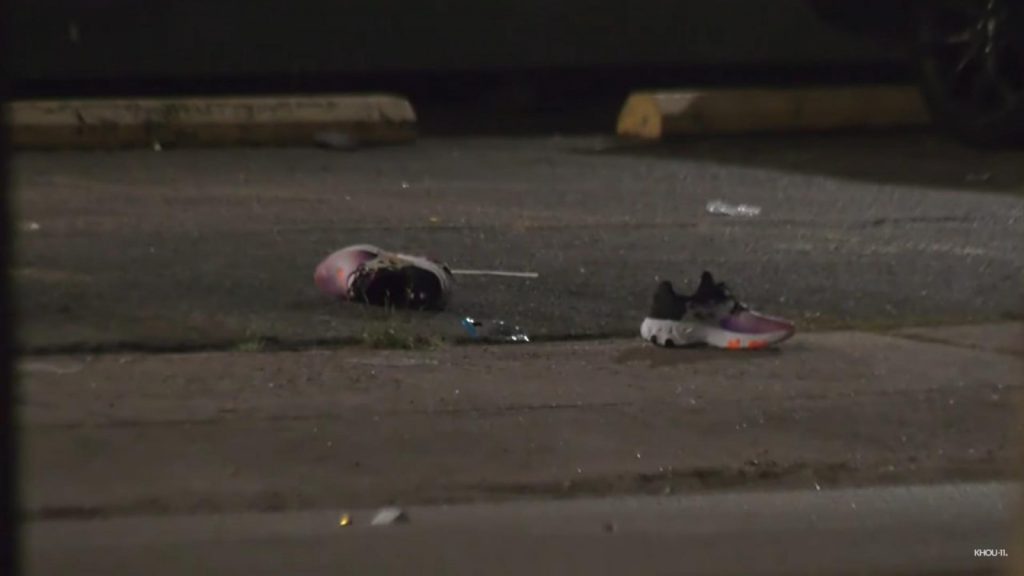 Image of the victim's shoes