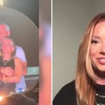 Grace Springer filming the Coldplay concert viral video that exposed a CEO and employee on the jumbotron screen.