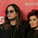 Emotional image from Ozzy Osbourne final post before death with Black Sabbath poster