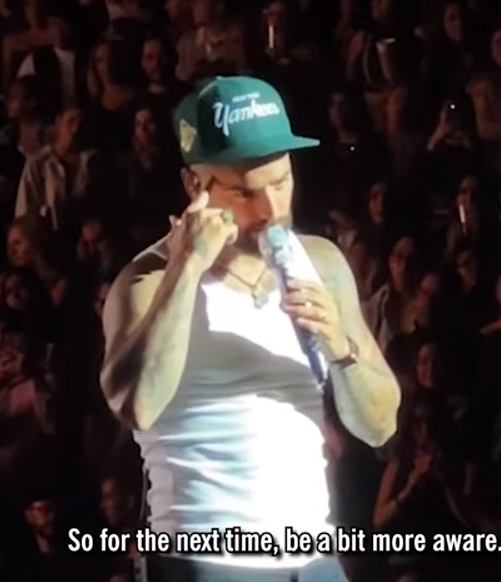 Maluma Calls Out Fan for Baby at Concert