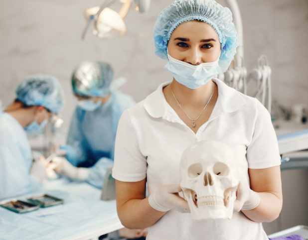 doctor skull surgery drill