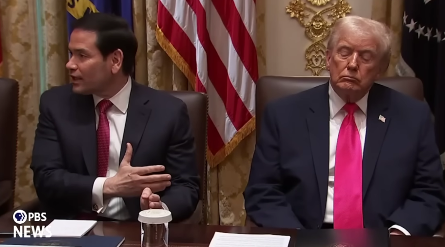 trump falls asleep