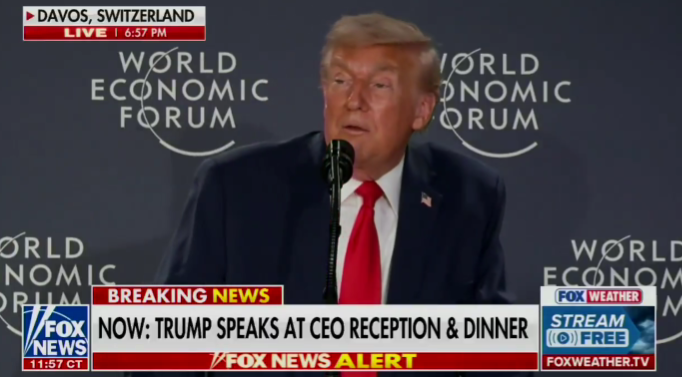 trump speech davos switzerland