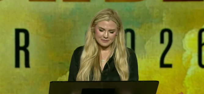 erika kirk ICE trump protest