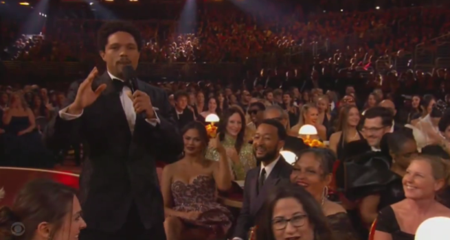 trevor noah grammy nicki minaj trump